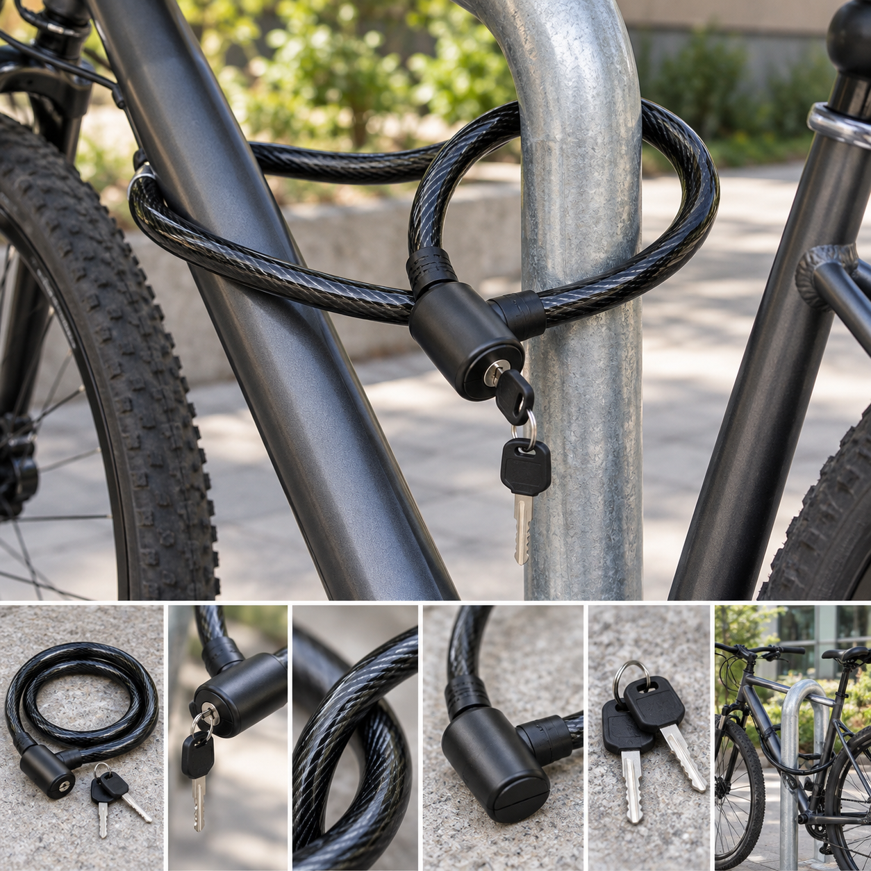 CBJJ Electric Bike Cable Lock - 3